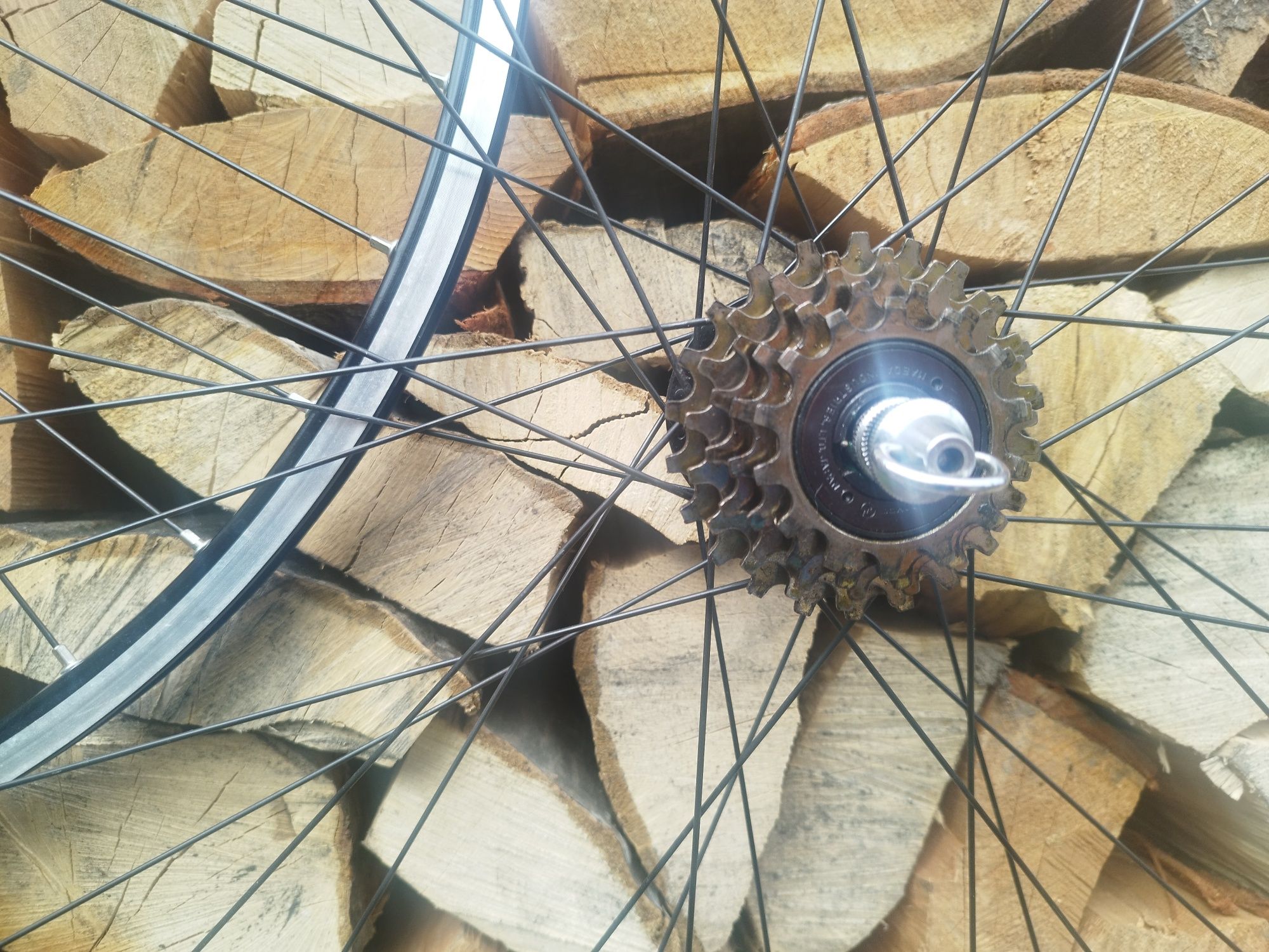Roti cursiera vintage Mavic Open Pro, Dura Ace black 1 st. gen.