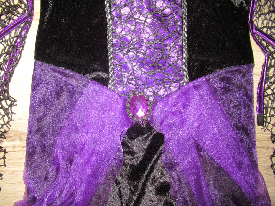 ХЕЛОУИН РОКЛЯ С домино--СТРАХОТНА--116/122 номер