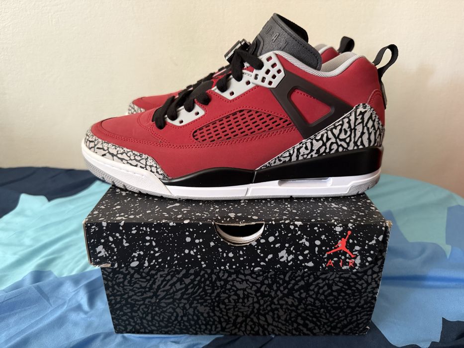 Jordan Spizike low gym red/black-wolf grey eur 44.5