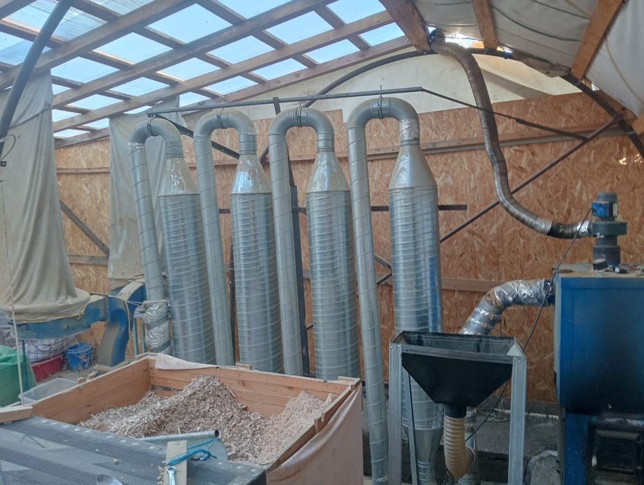 Presă și linie producție peleți