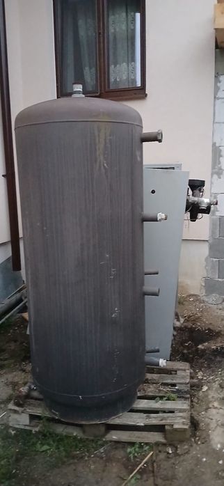Centrală viessmann pe lemne cu gazificare și pufăr de 1000 litri