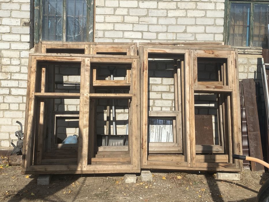Деревянные оконные блоки
