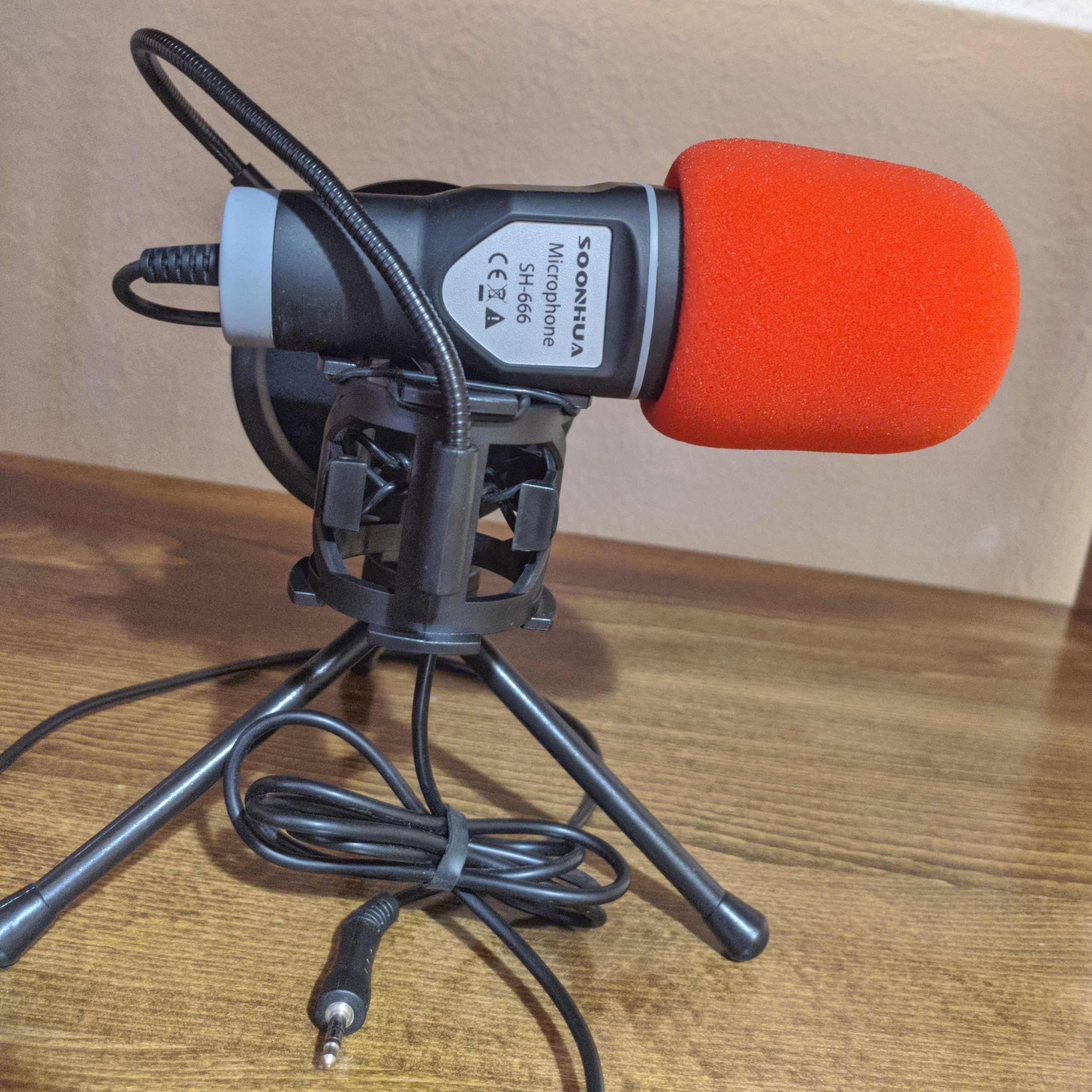 Кондензаторен микрофон с тринога и филтри