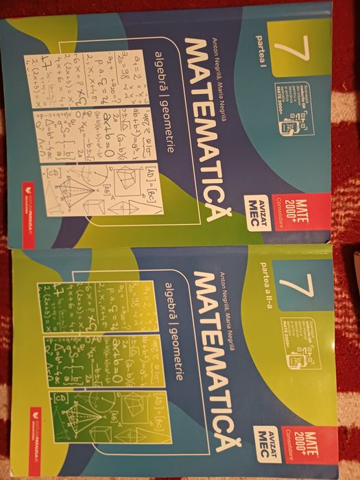 Culegeri Matematica Clasa a 7 a partea I si II, Editura Paralela45