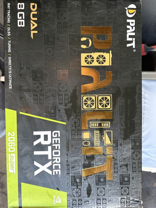 Placa video Palit Nvidia Rtx2060 super 8 gb