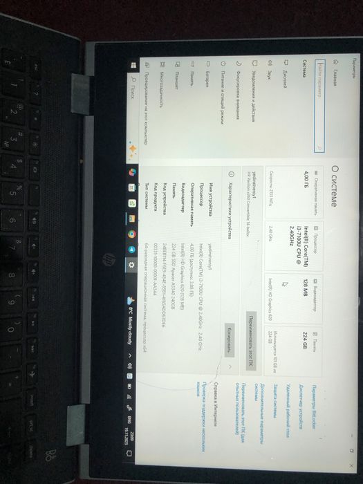 Noutbook/Kompyuter Hp core 3 windows 10pro