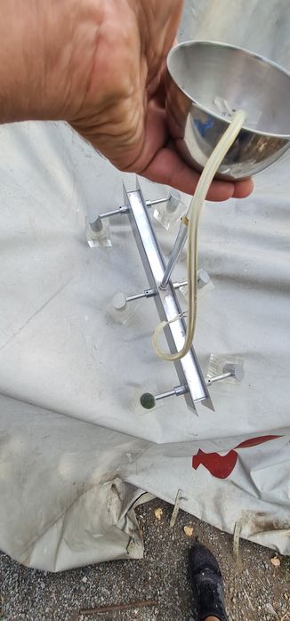 Полилей  40W крушки G9 Хром и неръждавейка