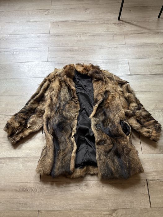 haina de blana de vulpe marimea XL