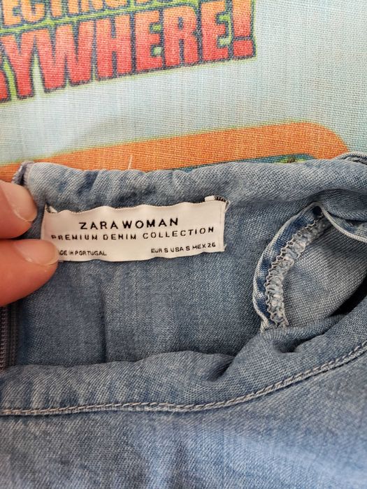 Zara рокля деним
