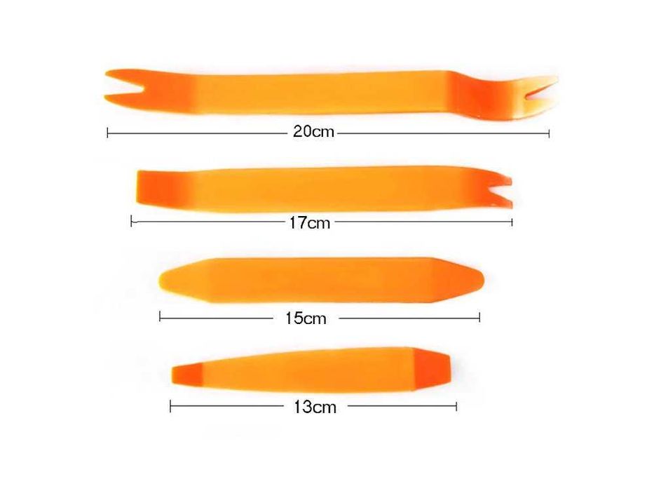 Set 4 unelte pentru indepartarea tapiteriei si pieselor plastic masini