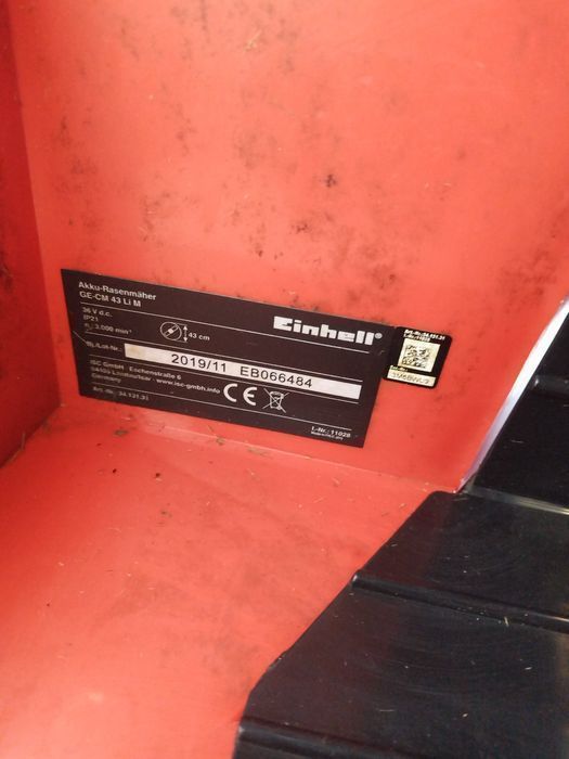 Mătură Electrică Akku Einhell GE-CM 43 Li M Kit 36V pentru piese