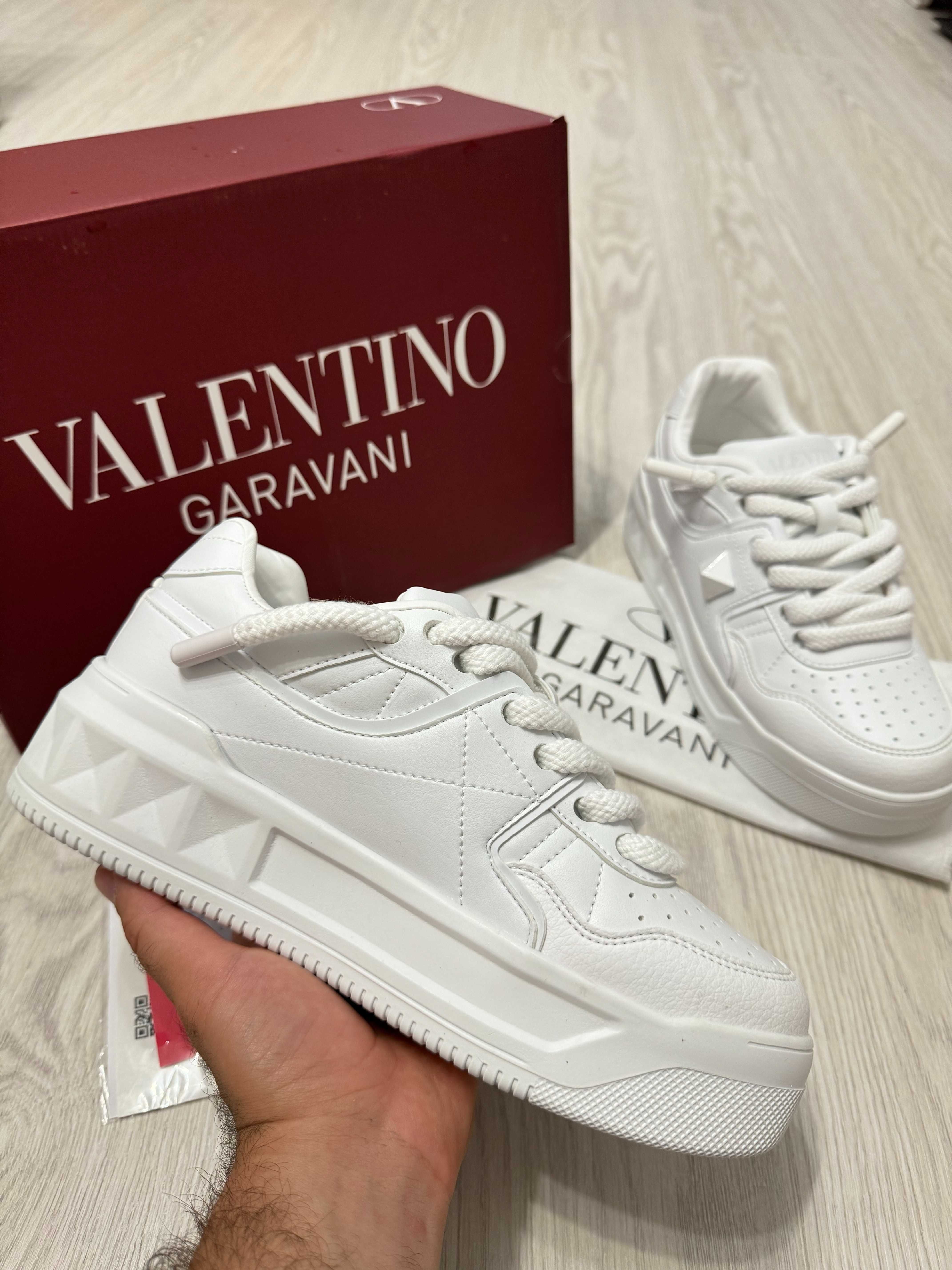 Adidasi Valentino Garavan - One Stud Low-Top Sneakers Full BOX -Amiri