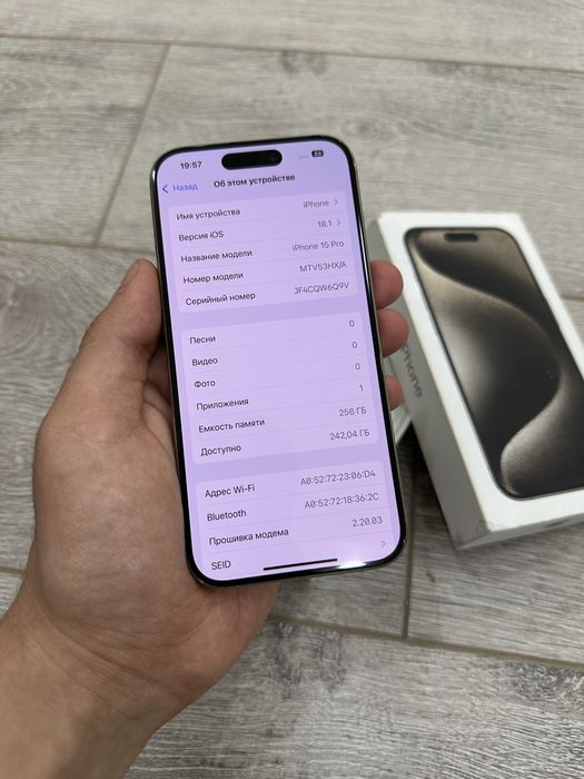 Iphone 15 Pro 256 Gb