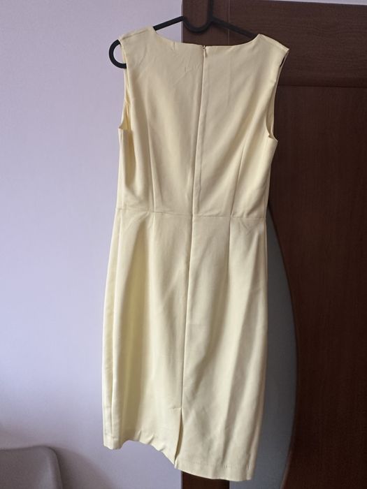 Rochie casual galbena marimea 38