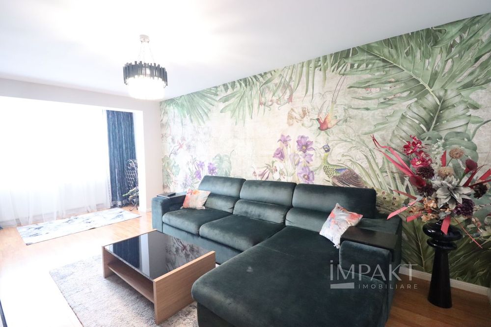 Apartament frumos cu 3 camere, etaj intermediar, zona The Office!