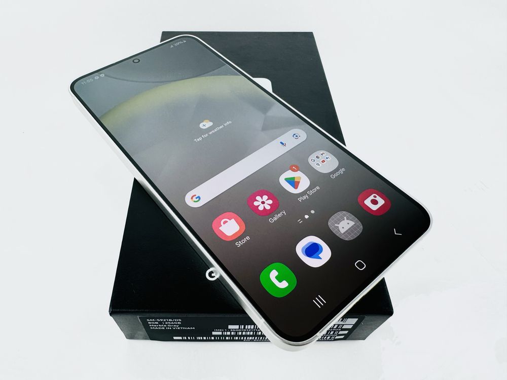 КАТО НОВ! Samsung Galaxy S24 5G 256GB 8RAM Marble Gray Гаранция!