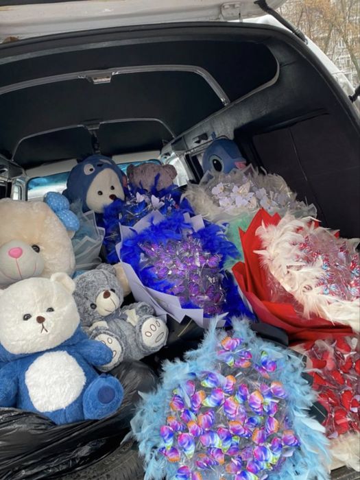 Svetilnik svet diot kapalak gul buketla aksesuar mandari buket kapalek