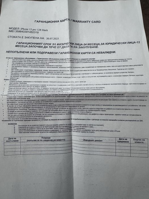 Айфон 15 про 128 ГБ