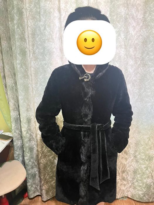 Мутоновая шуба/норка