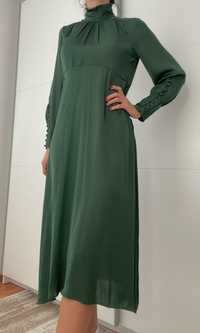 Rochie zara verde smarald