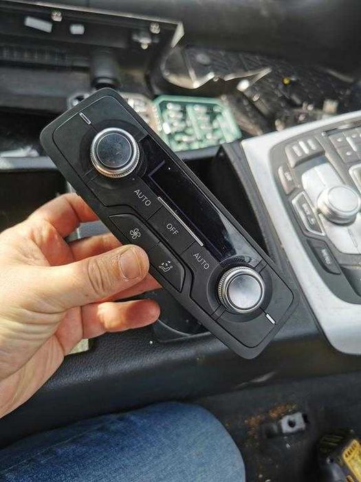 panou clima cotiera spate audi a6 c7 panou clima pasageri spate a6 c7