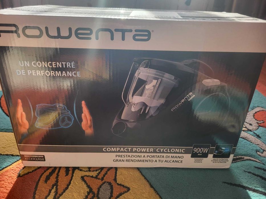Rowenta Compact Power Cyclonic RO3725EA, asăirator fara sac, sigilat