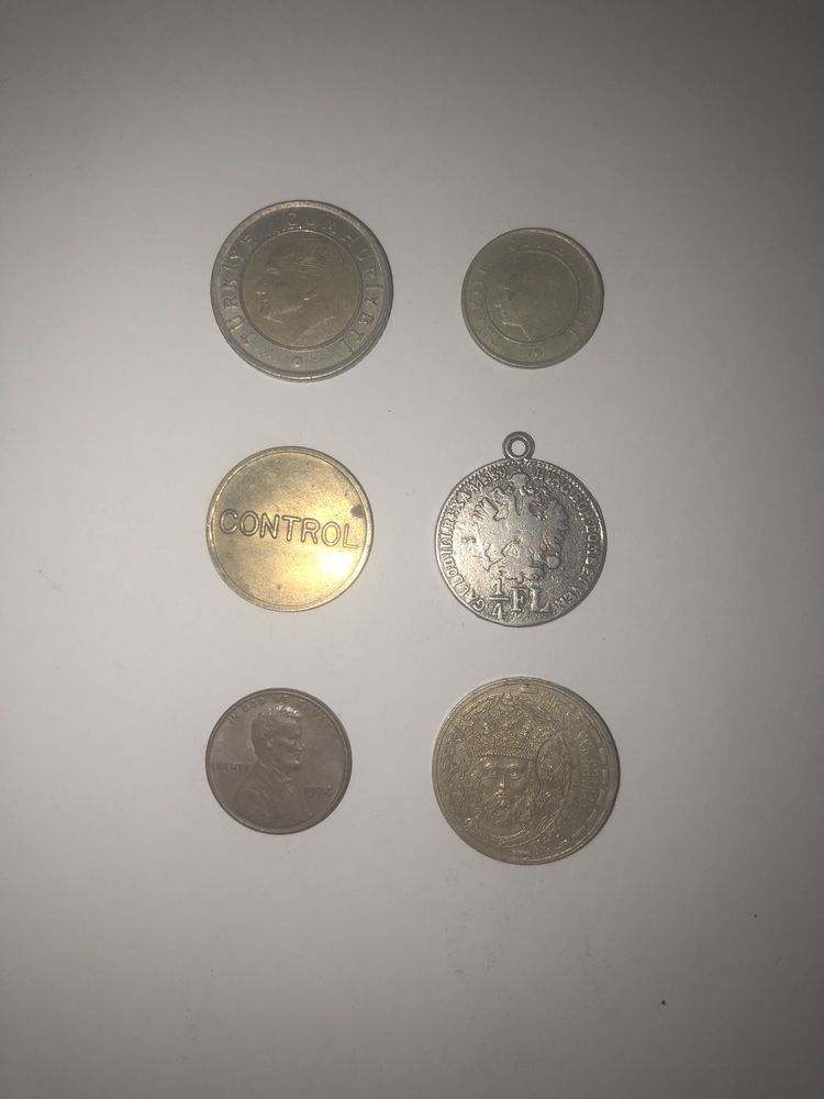 Lot monezi rare euro/lei/kurus