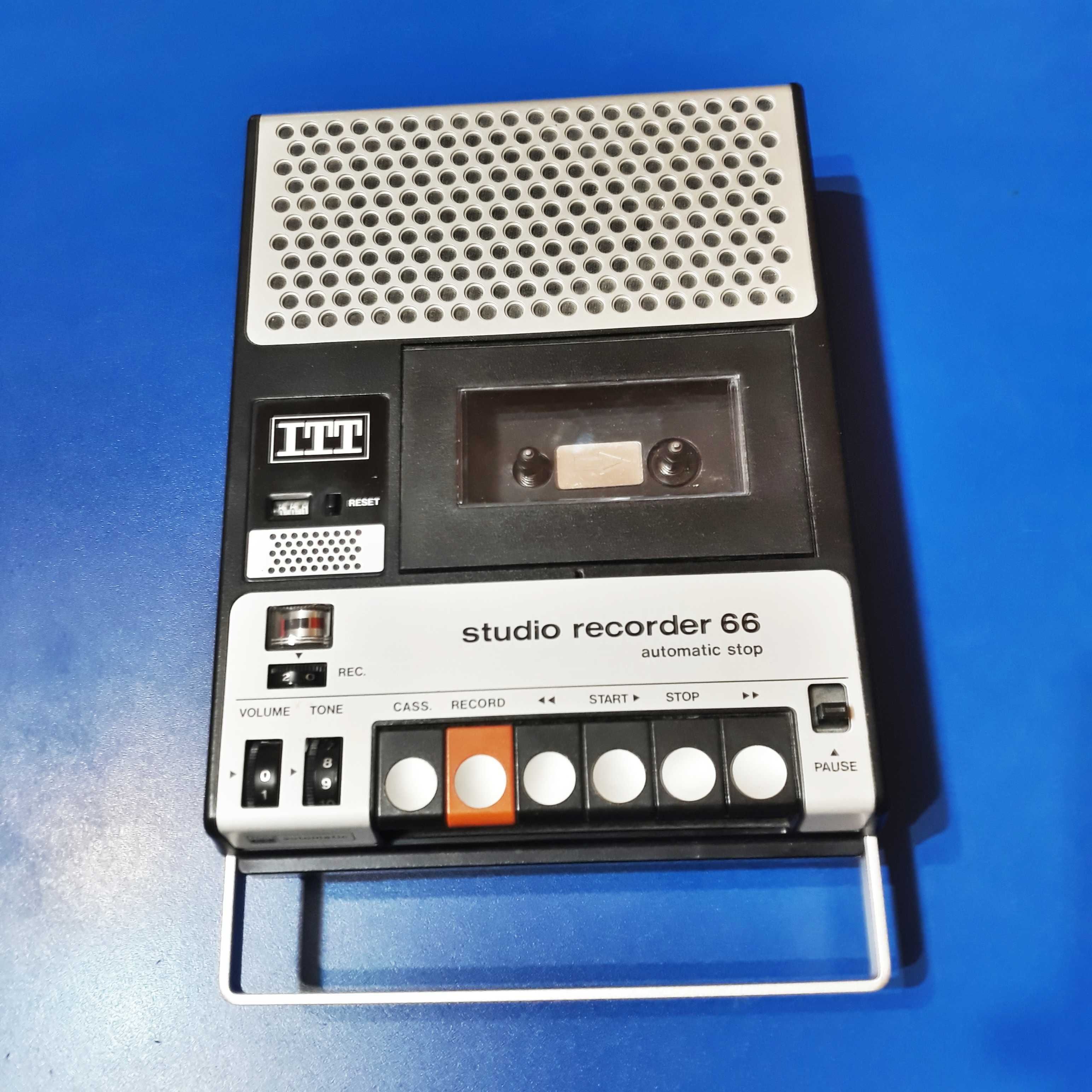Casetofon   anii 80  impecabil    - I T T   Studio Recorder  66