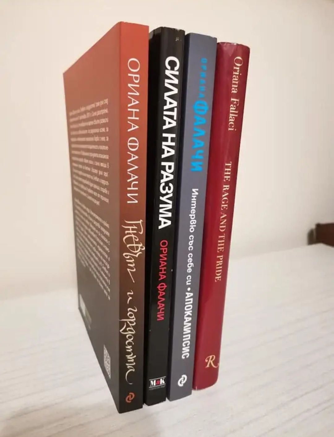 Колекция книги на Ориана Фалачи / автограф първо издание