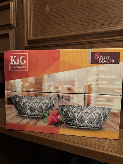 Set 6 boluri din sticla