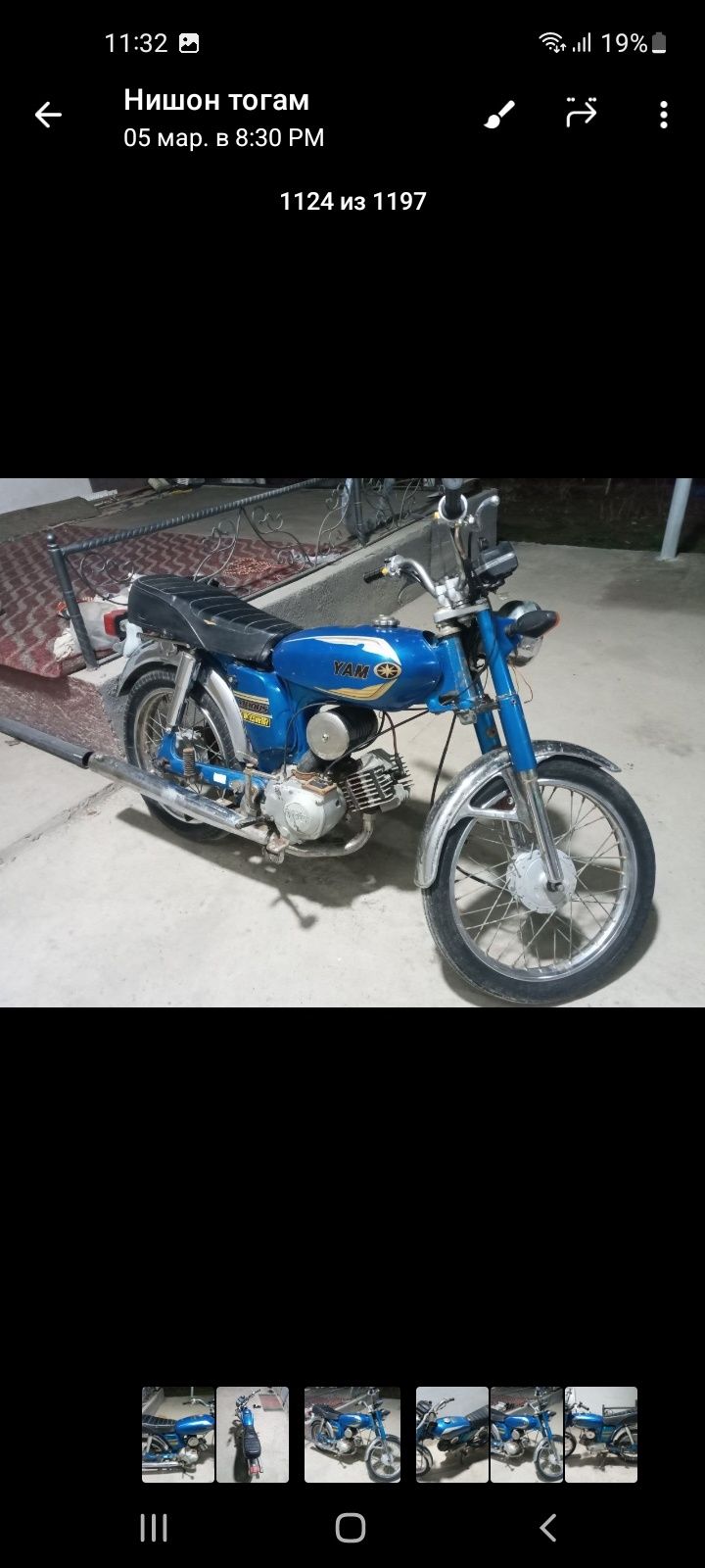 Sotiladi yamaha skuter