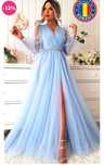 Rochie lunga ocazie Juliana blue