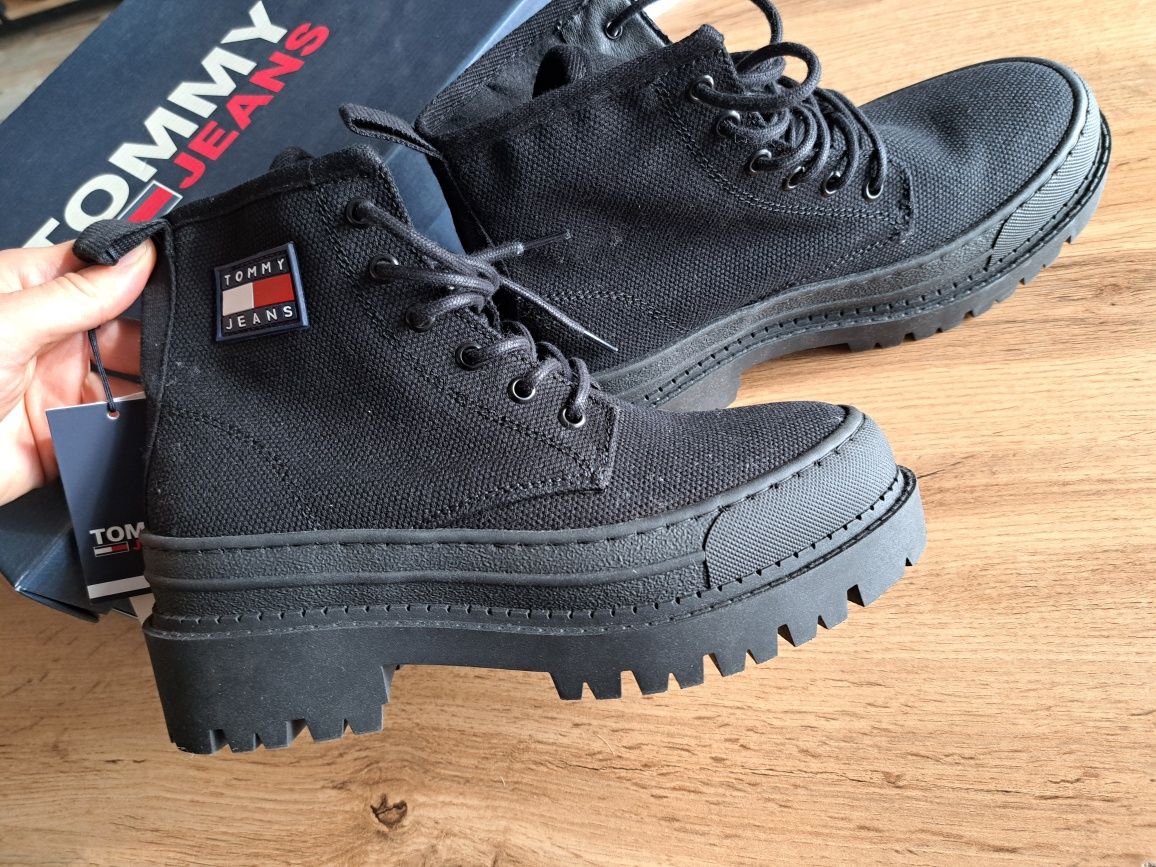 Нови дамски боти Tommy Jeans Foxing Boots 37-ми номер