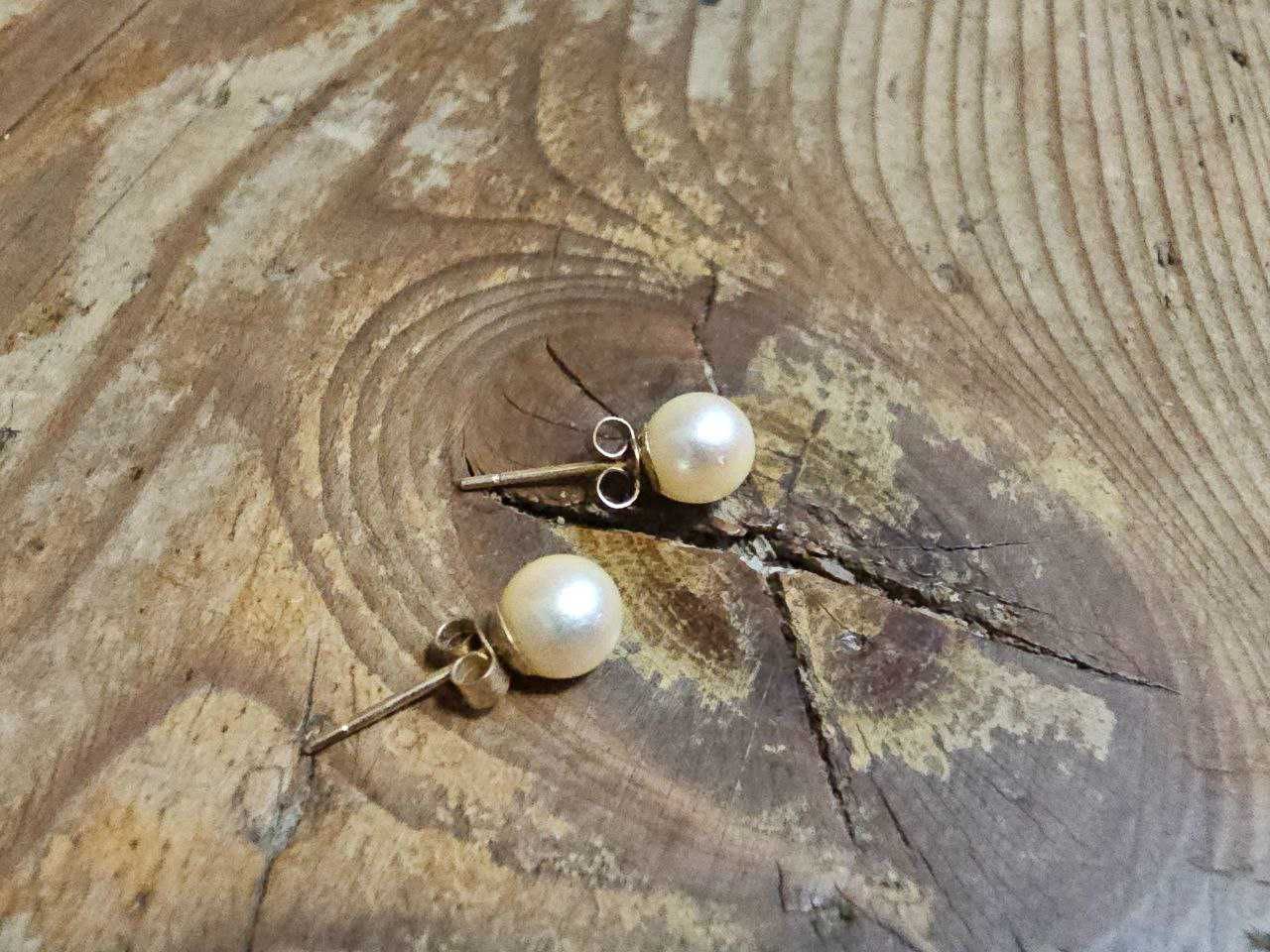 Cercei cu perle 9k(antikgemma)