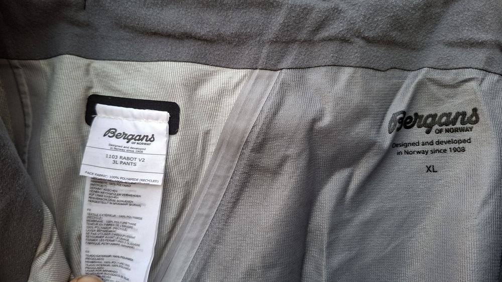 Мъжки хардшел панталон Bergans Rabot V2 3L Pants Black 2024