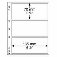 Leuchtturm Numis – 3C листи за три банкноти / опаковка 5 бр