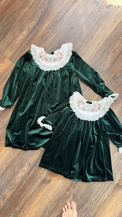 Коледни рокли за сестри