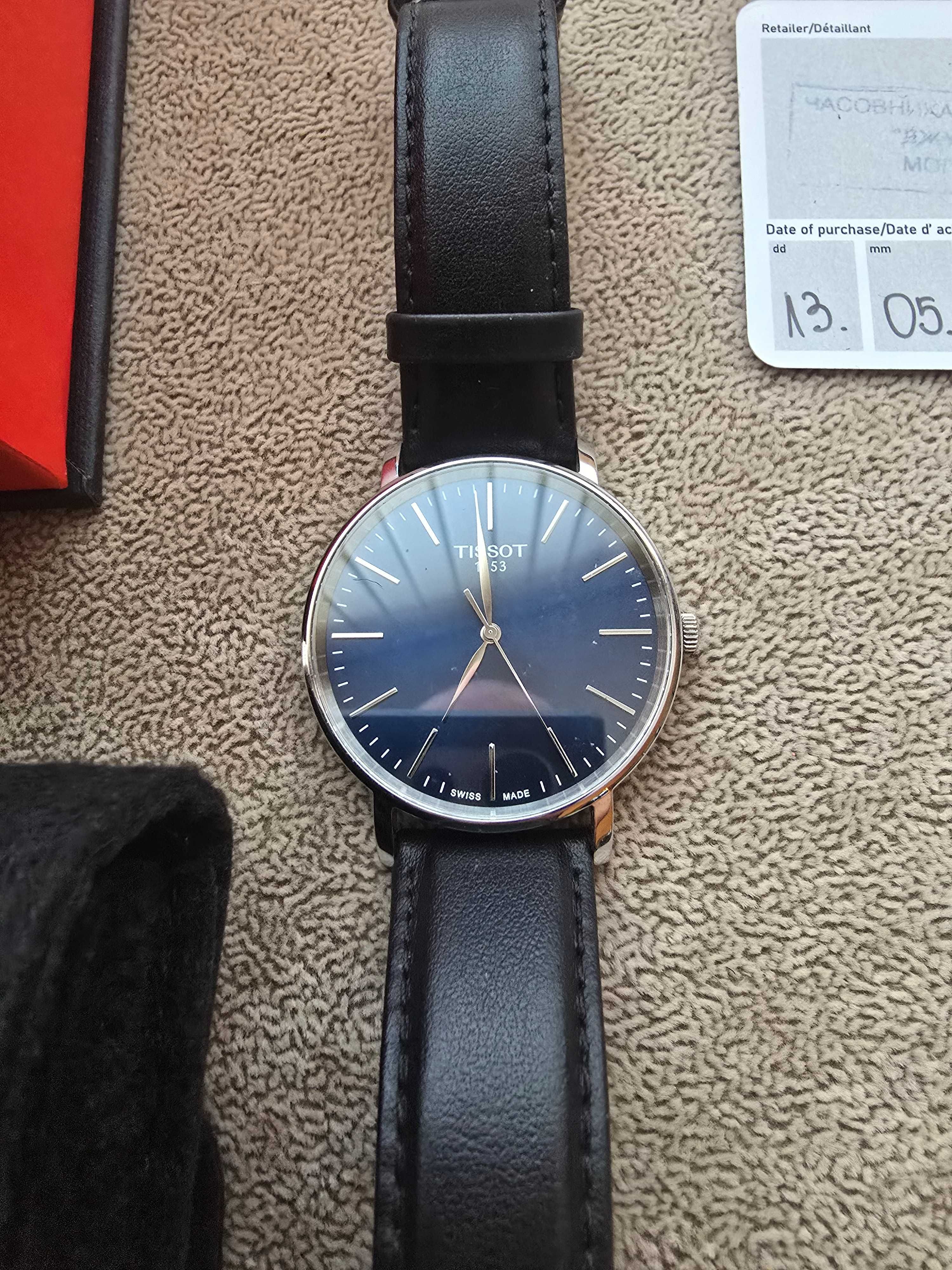 Tissot sapphire crystal stainless steel 1853