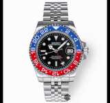 seiko mod pepsi gmt master 40 mm