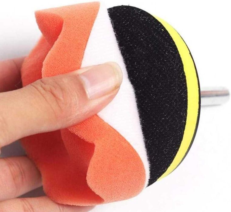 Комплект гъби за полиране/пастиране, 80мм - 7 части