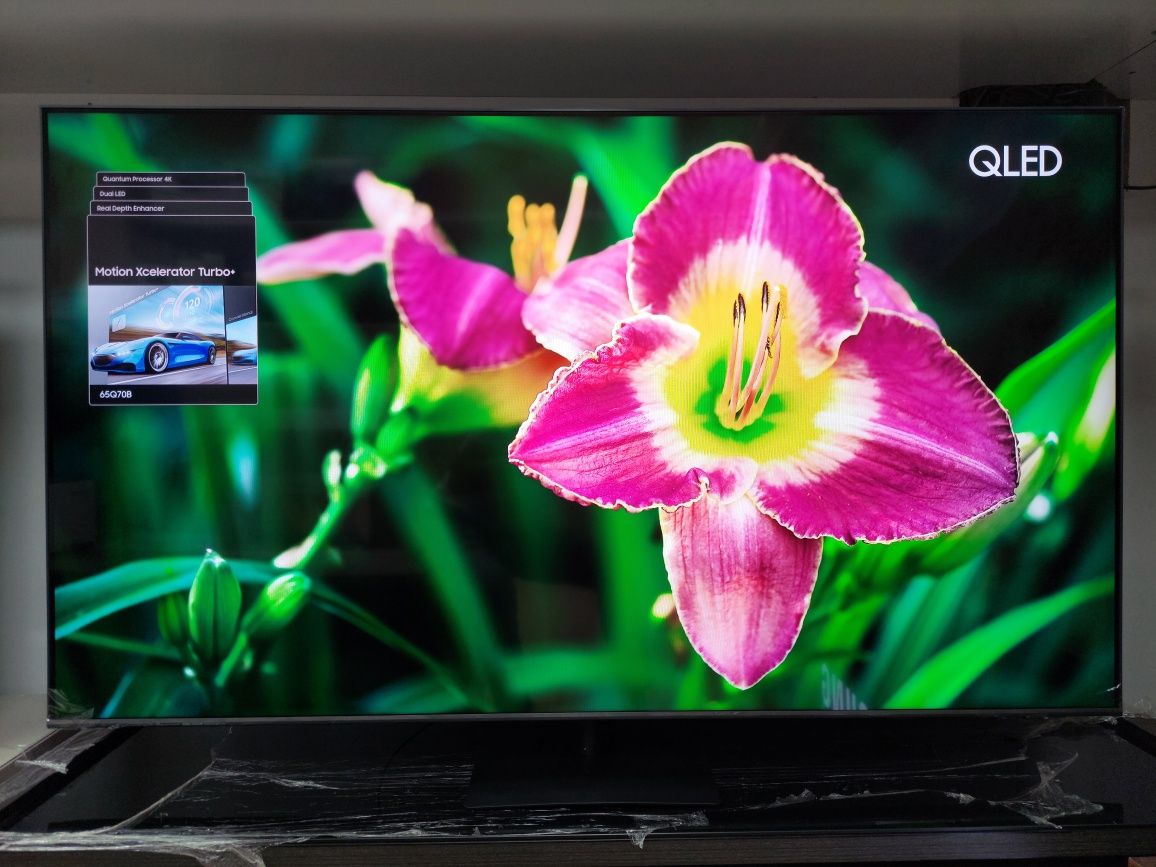 Телевизор QLED Samsung QE55Q70B 55" (Новинка 2022) + акция