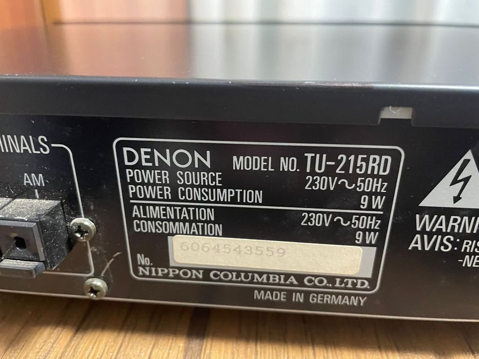 Denon TU-215RD Stereo Tuner FM/AM