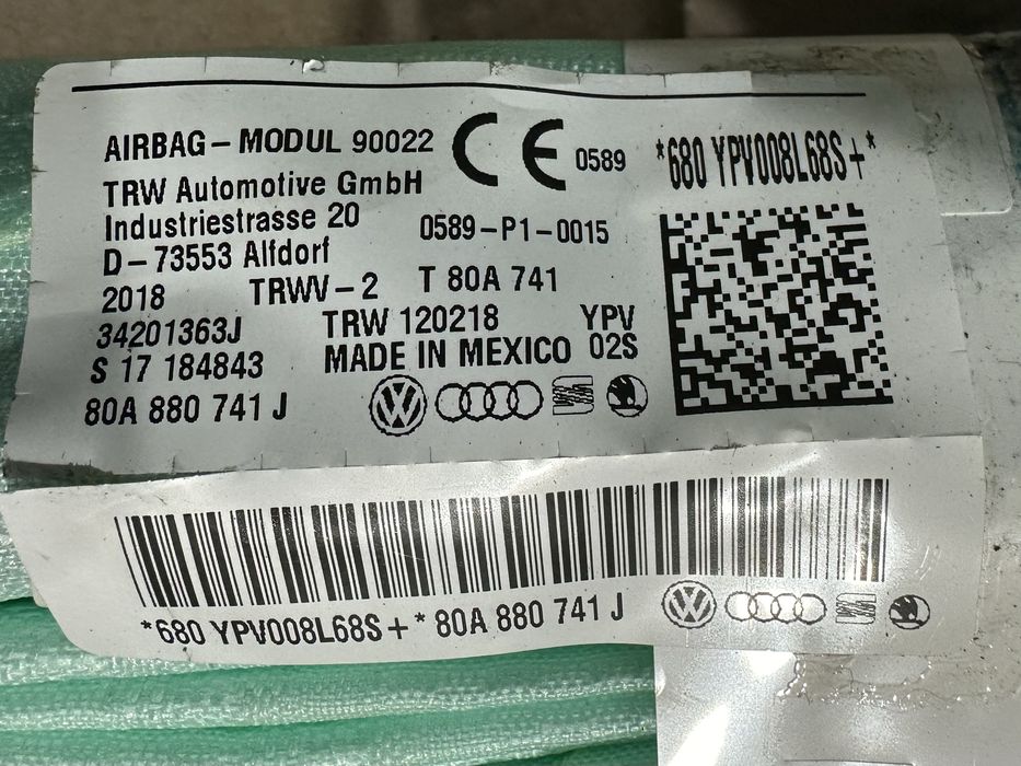 Centuri / Cortine Audi Q5 FY / 80A : 80A880741J / 80A880742J