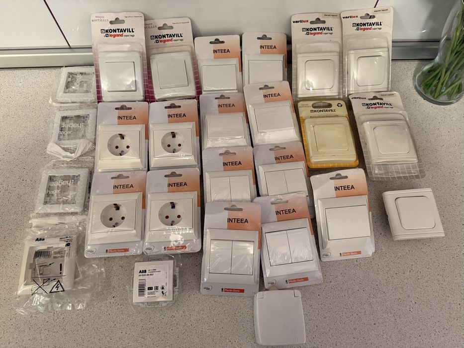 Intrerupatoare simple si duble+prize