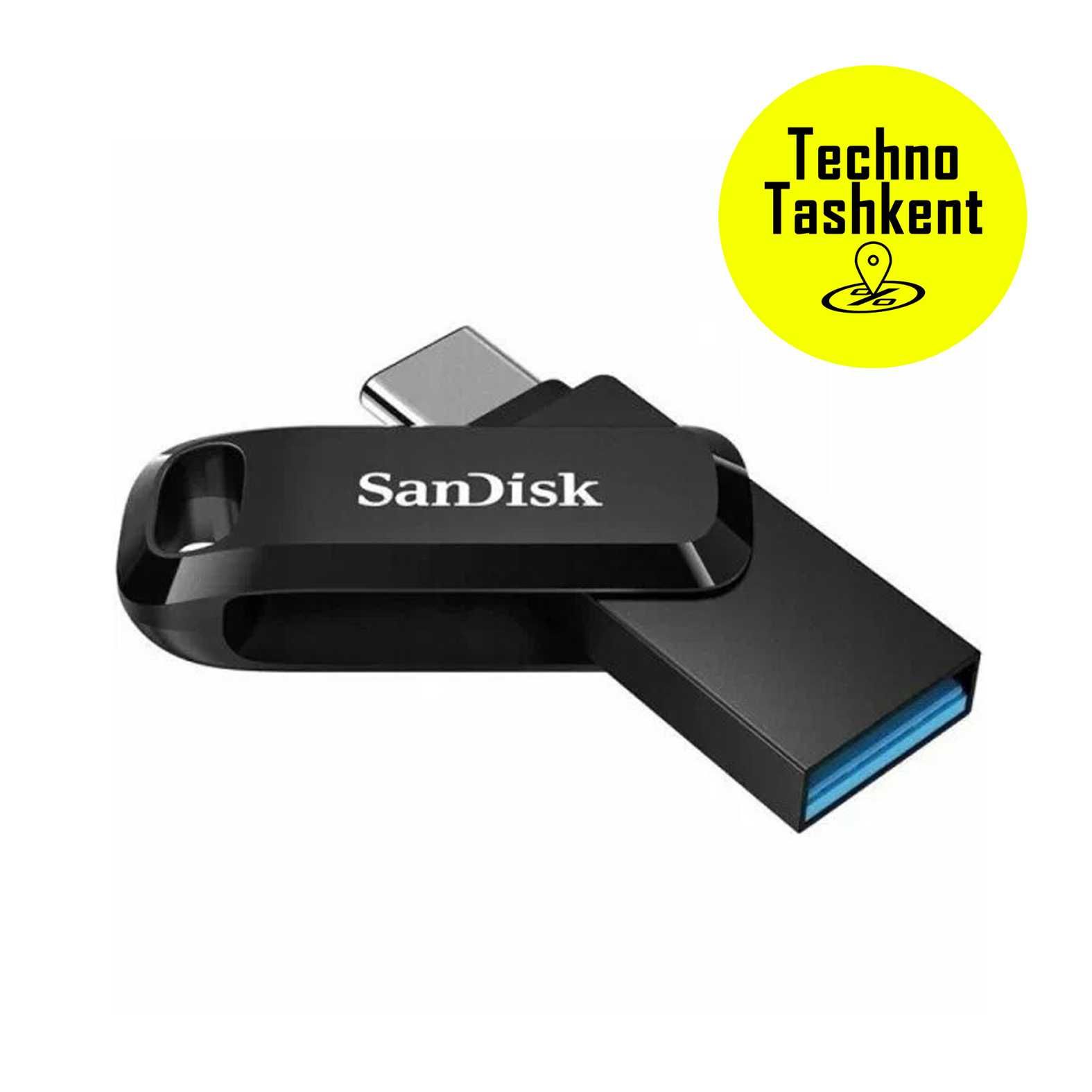 USB/Type C флешка Sandisk Ultra Dual Drive Go 512Gb, USB 3.2 400 Mb/s