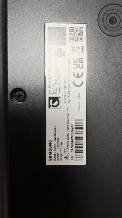 Vand soundbar samsung b650 3.1