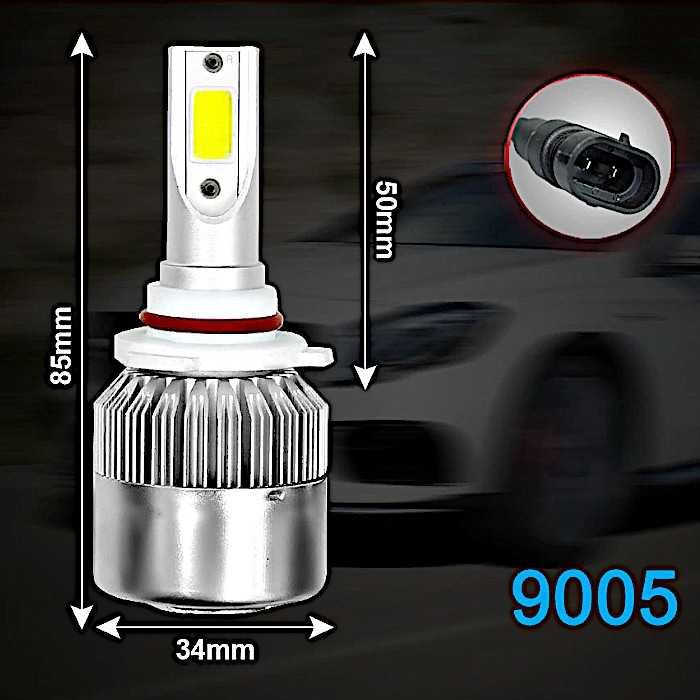 Диодни крушки C6 9005 - 36W 2брк-т  Над 150% светлина с вентилатор