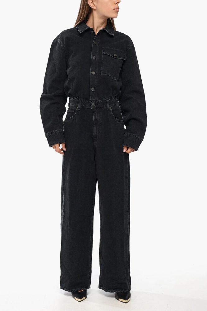 Гащеризон Zara черен деним