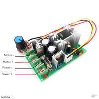 Variator regulator de turatie motor cc PWM 20A 10-60V -control regulat