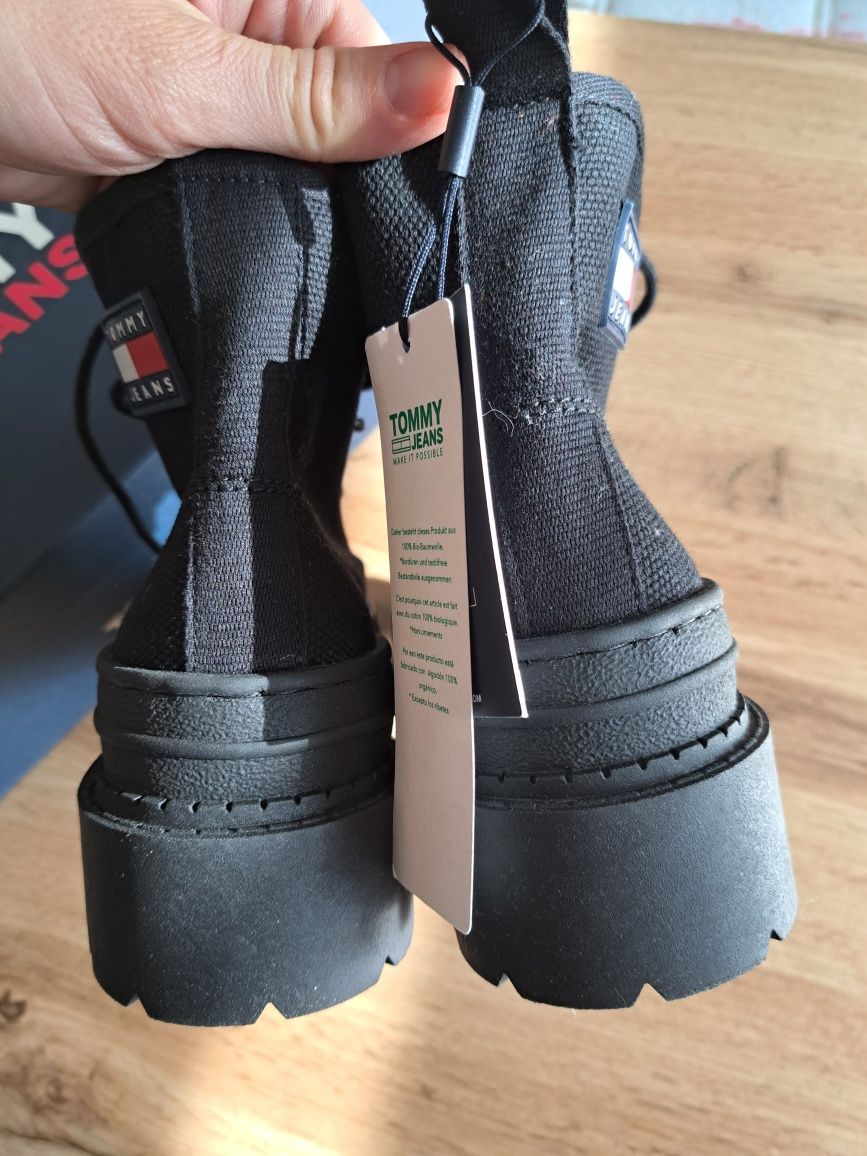 Нови дамски боти Tommy Jeans Foxing Boots 37-ми номер